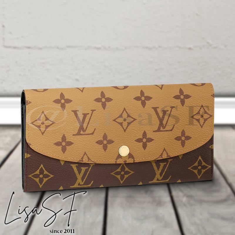 バイカラー☆Louis Vuitton☆ポルトフォイユ・エミリー 長財布 (Louis