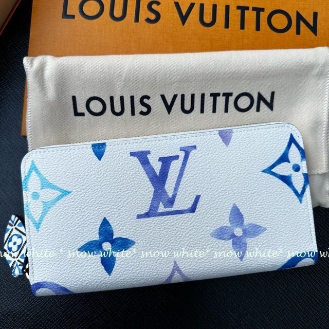 明日着 限定カラー♪ LV ジャイアントモノグラム 長財布 ZIPPY (Louis