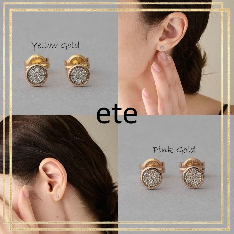 ete エテ ピアス K10 ブリリアント ダイヤモンド ギフト 国内発