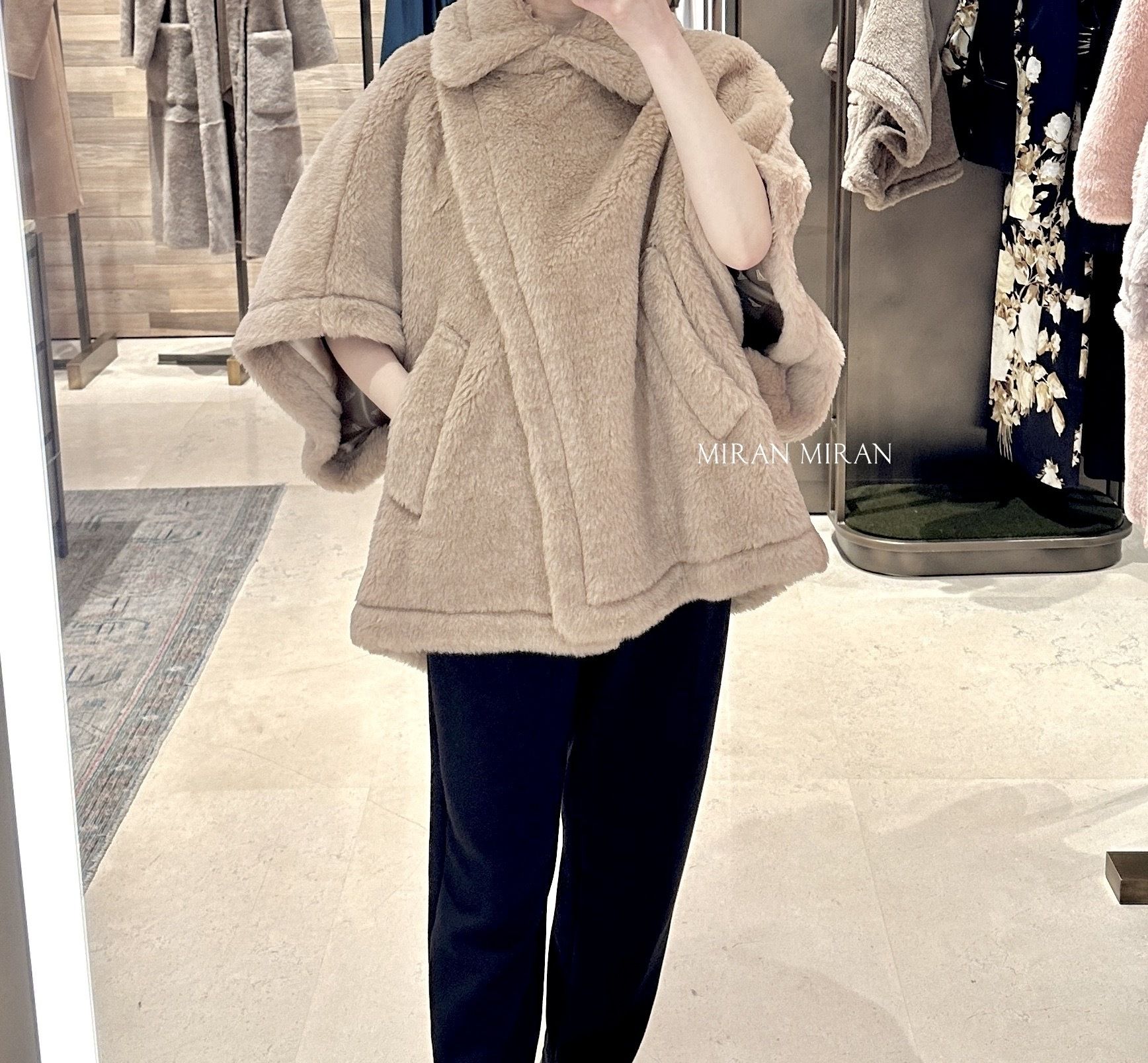 正規品☆Max Mara☆Teddy テディベアケープ/TEBE4 (Max Mara/ポンチョ