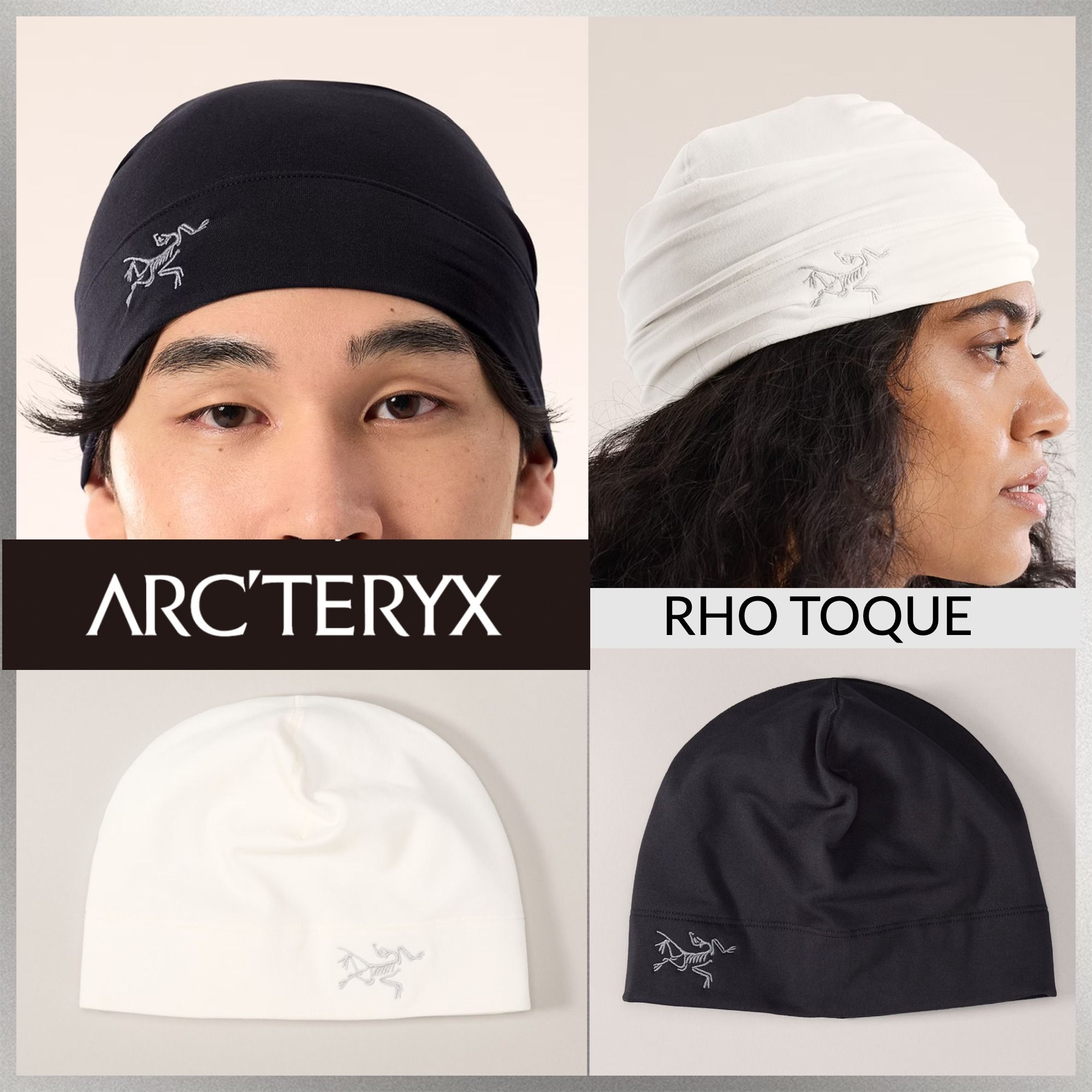 Arc'teryx☆マイクロフリース 薄型 ロゴ トーク RHO TOQUE (ARC'TERYX