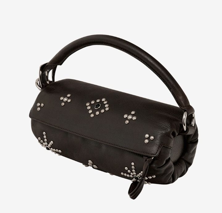 OPEN YY ピローハンドルバッグ Stud Pillow Handle Bag (OPEN