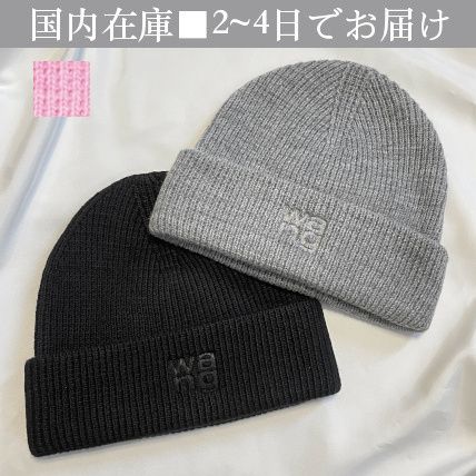送料関税込□alexander wang コンパクトデボス ロゴビーニー