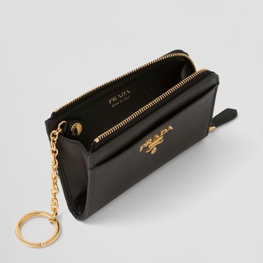 PRADA】プラダ ロゴ サフィアーノレザー キーケース (PRADA/キーケース