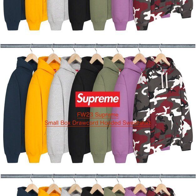 FW23 Small Box Drawcord Hooded Sweatshirt スモール ボックス