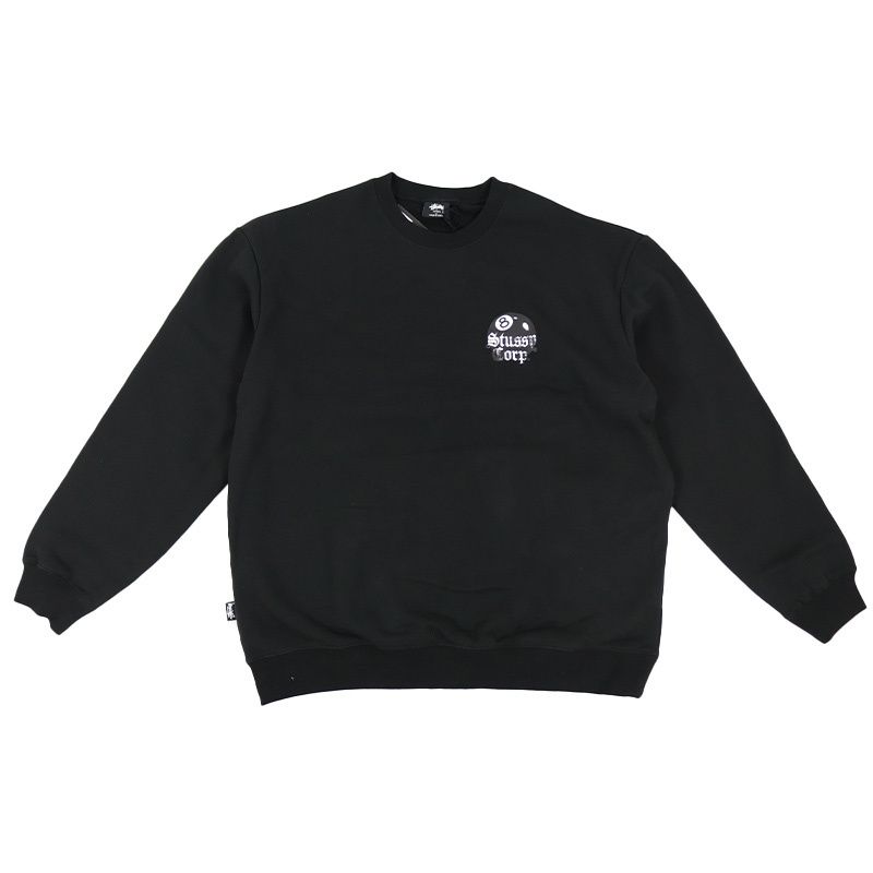 ステューシー ロゴ スウェット トレーナー 8ボール フリース (STUSSY