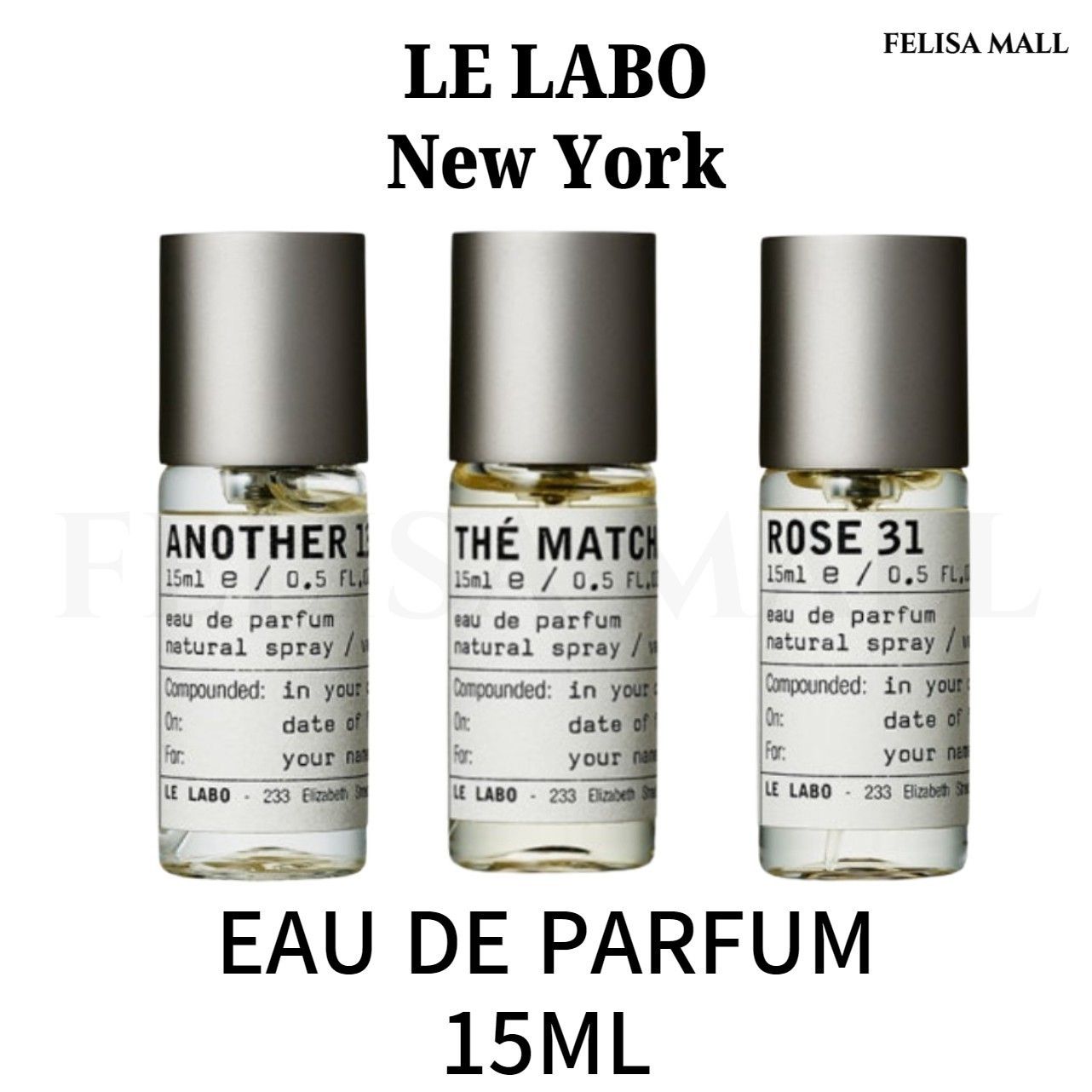 LE LABO] ANOTHER 13[全種類] EAU DE PARFUM 15ML ☆追跡あり (LELABO