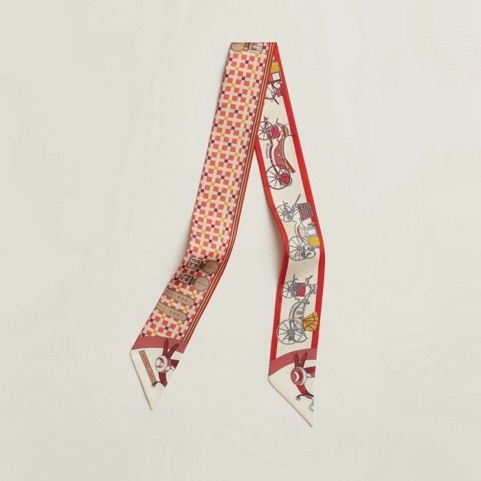 2024 SS 新作【HERMES】ツイリー《馬車の変遷》 (HERMES/スカーフ