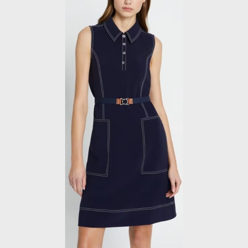 TORY BURCH トリーバーチ ゴルフ ワンピース ピックステッチ (Tory