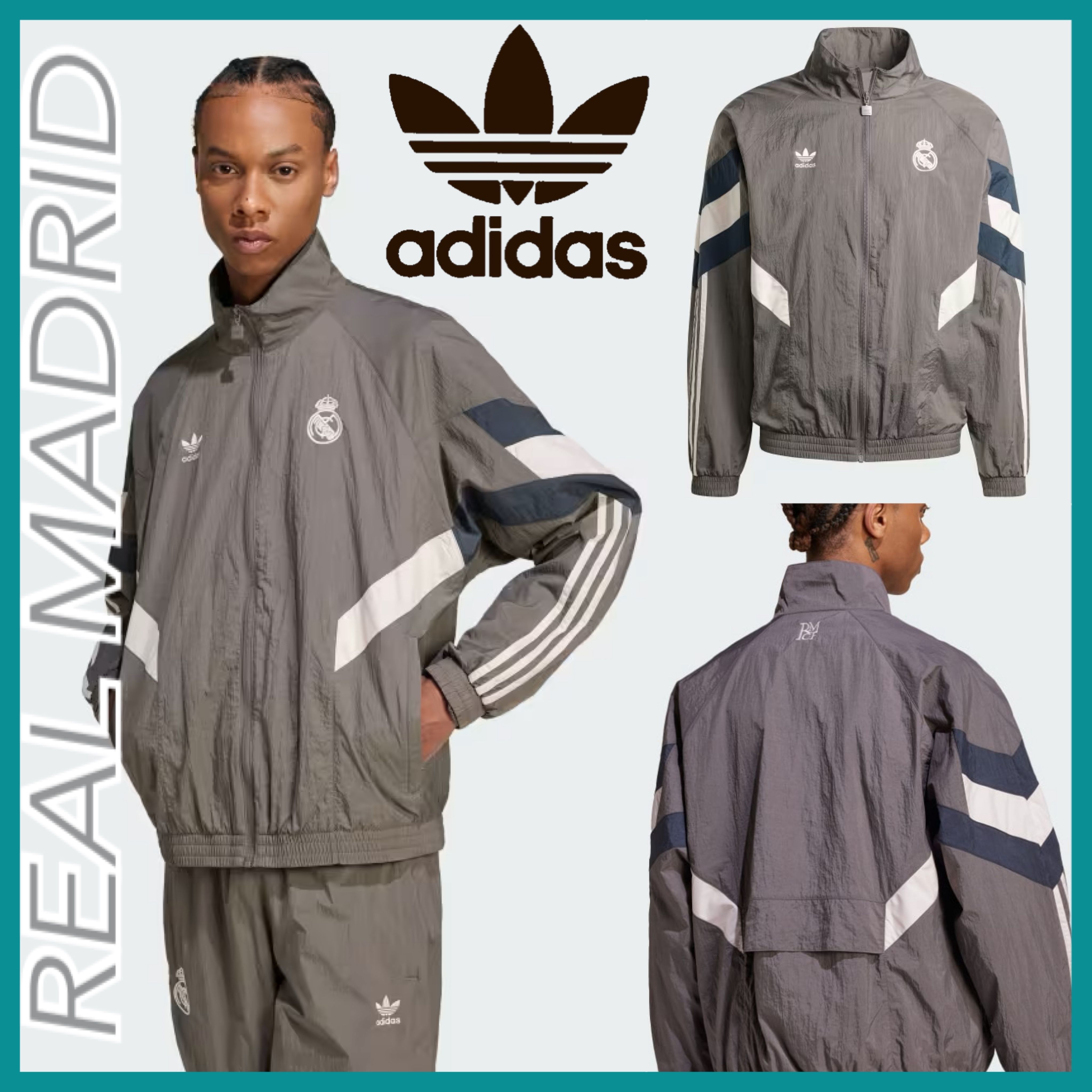 送関込☆adidas Originals x レアルマドリード☆トラックトップ