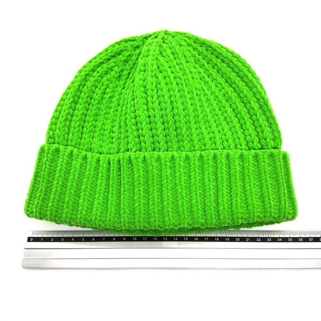 ボッテガヴェネタ ニット帽 ビーニー パラキートグリーン (BOTTEGA