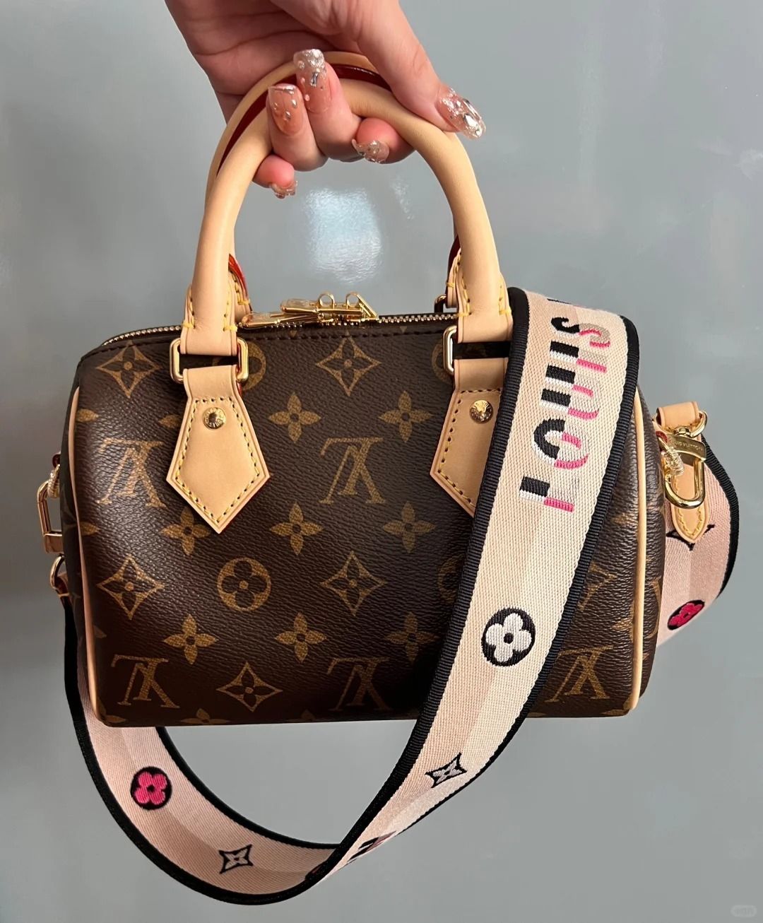 肩紐が可愛い♪】ルイヴィトン スピーディー ショルダーバッグ (Louis