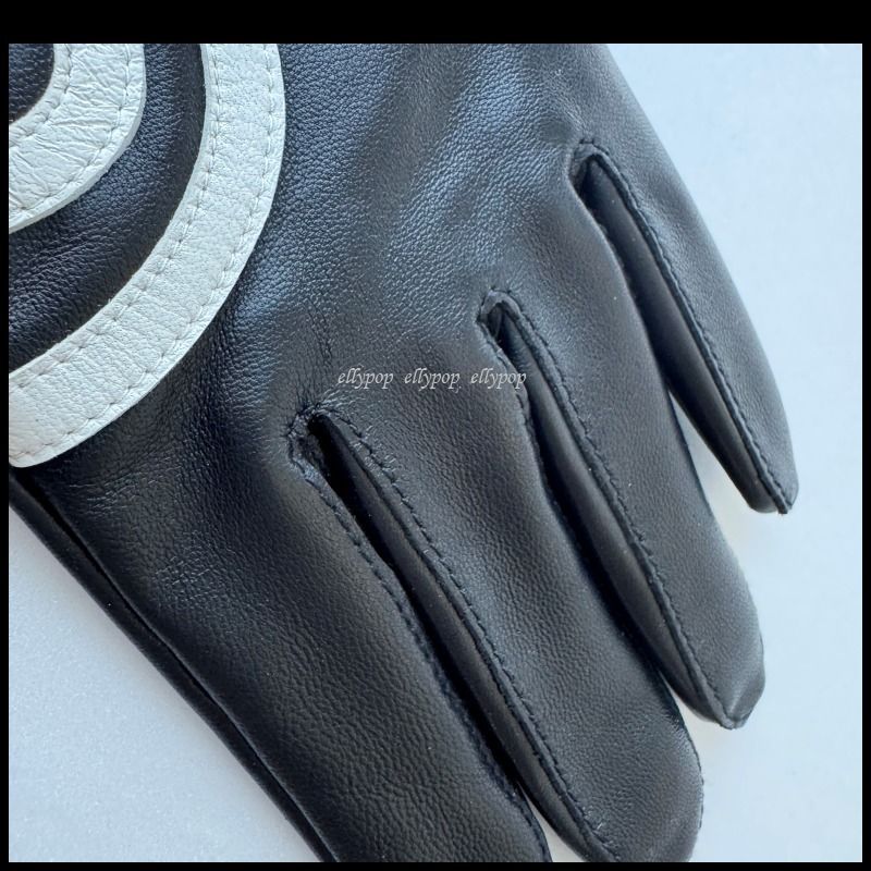 Stussy SS Link Leather Gloves Black ステューシー 手袋 (STUSSY/手袋