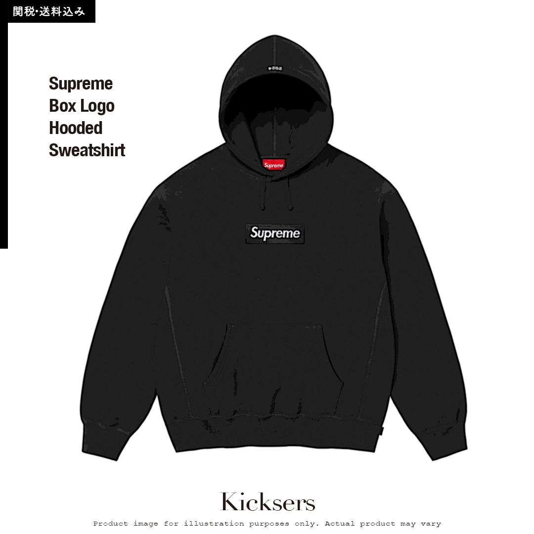 24FW Supreme Box Logo Hooded Sweatshirt ボックスロゴパーカー