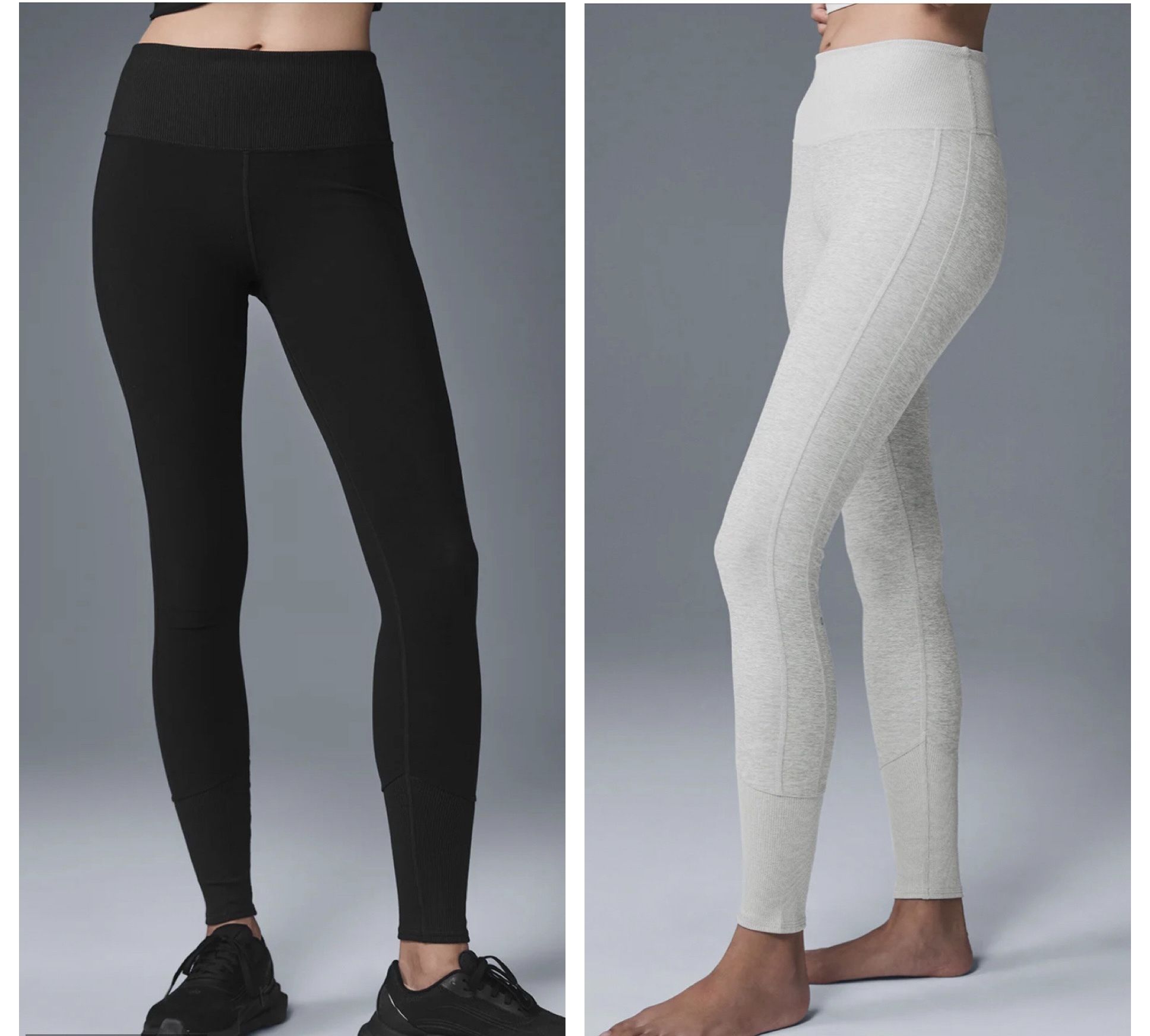 未使用 alo yoga ヨガパンツ ダークグレー M 未使用 alo yoga