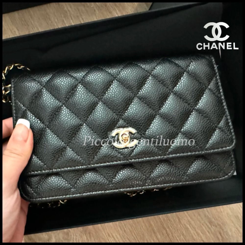 高級感が溢れる♪】シャネル チェーンウォレット ターンロック (CHANEL