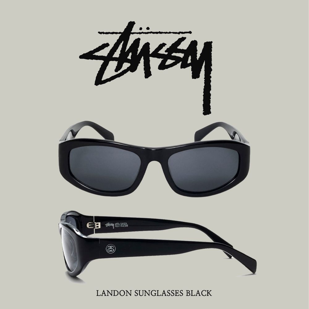 Stussy】 LANDON SUNGLASSES BLACK (STUSSY/サングラス) 338380 【BUYMA】