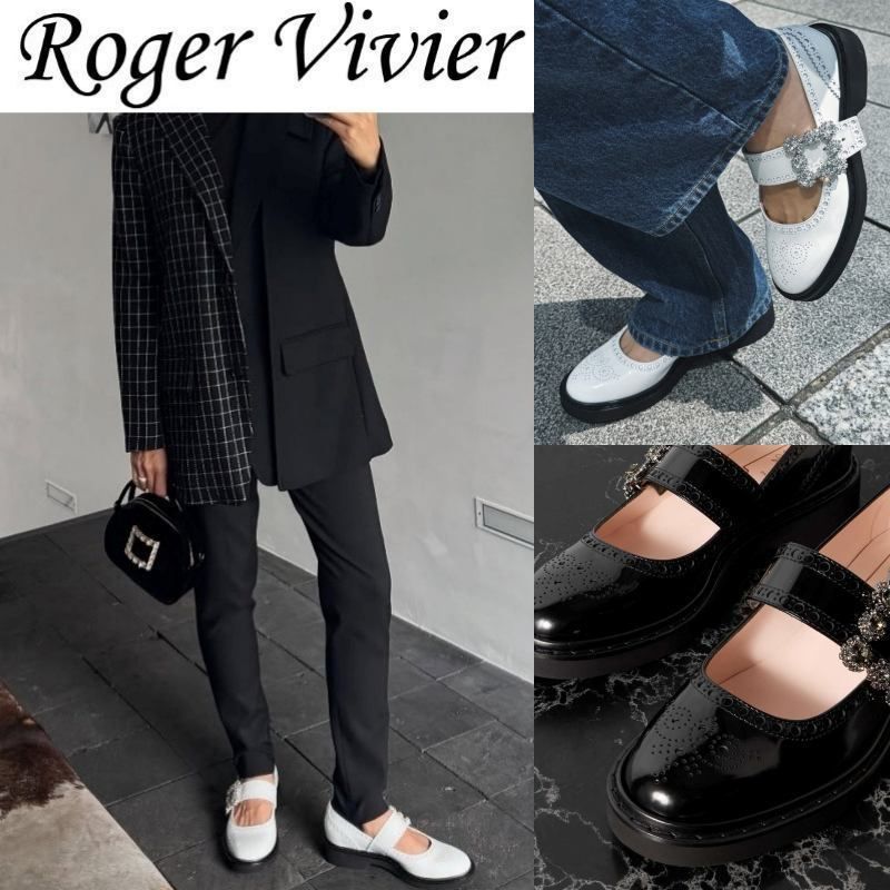 Roger Vivier】タキマキ着用♪ Viv' Rangers バレエフラット (Roger