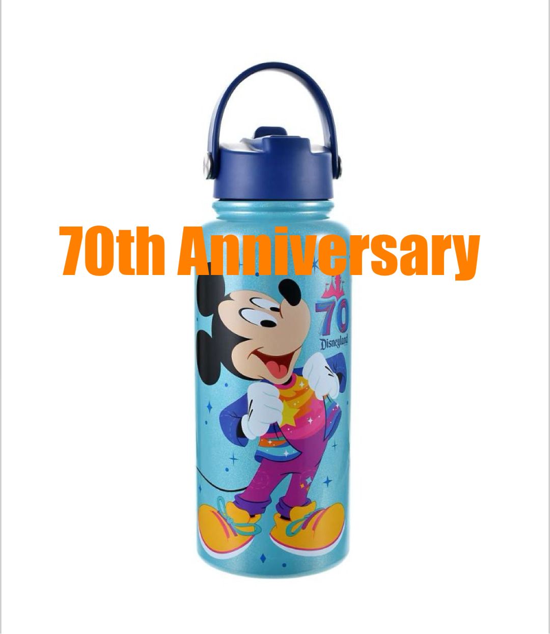 カリフォルニアディズニー 70周年 ミッキー 水筒 ボトル (Disney/家具