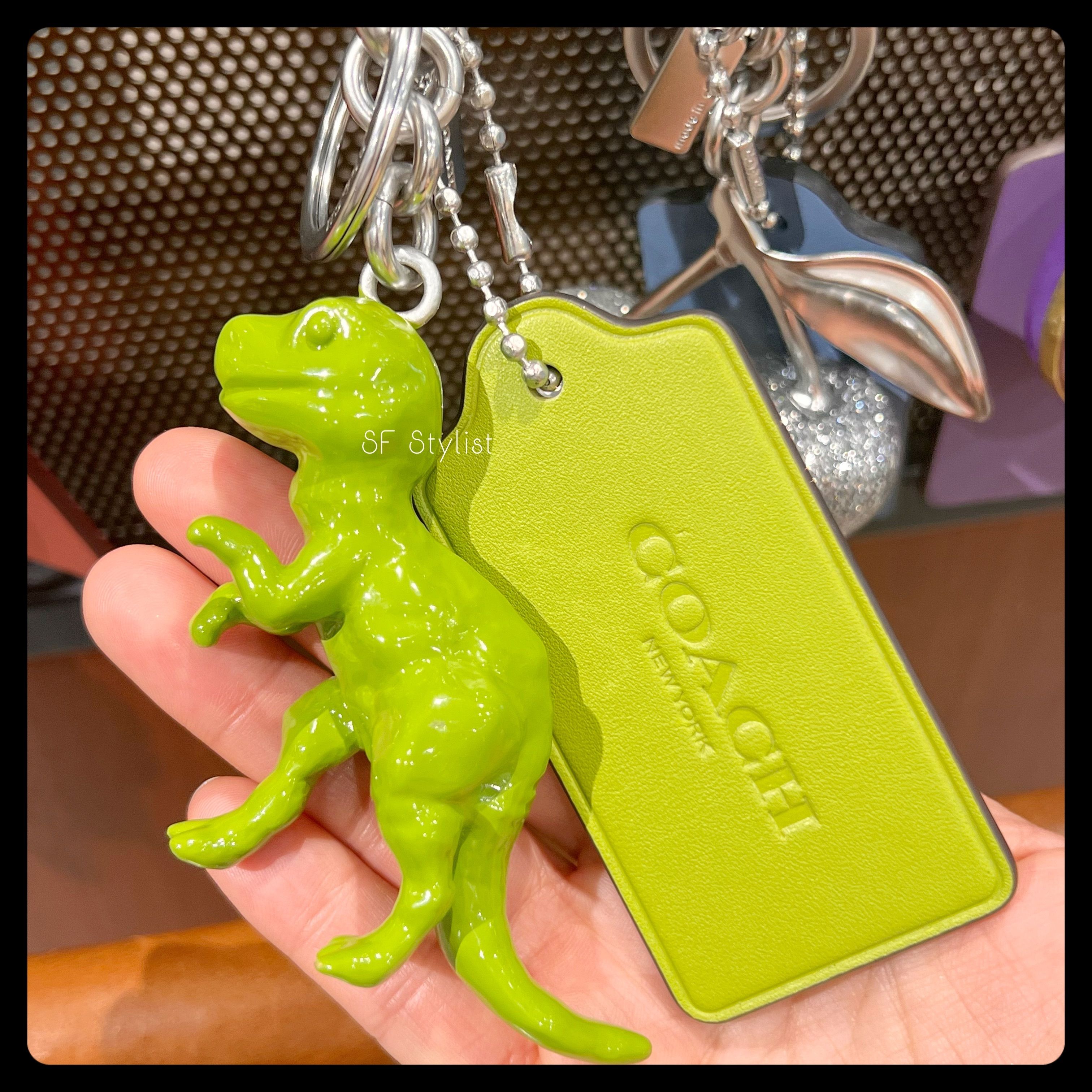 海外限定☆COACH 恐竜 レキシーバッグチャーム キーリング Rexy (Coach