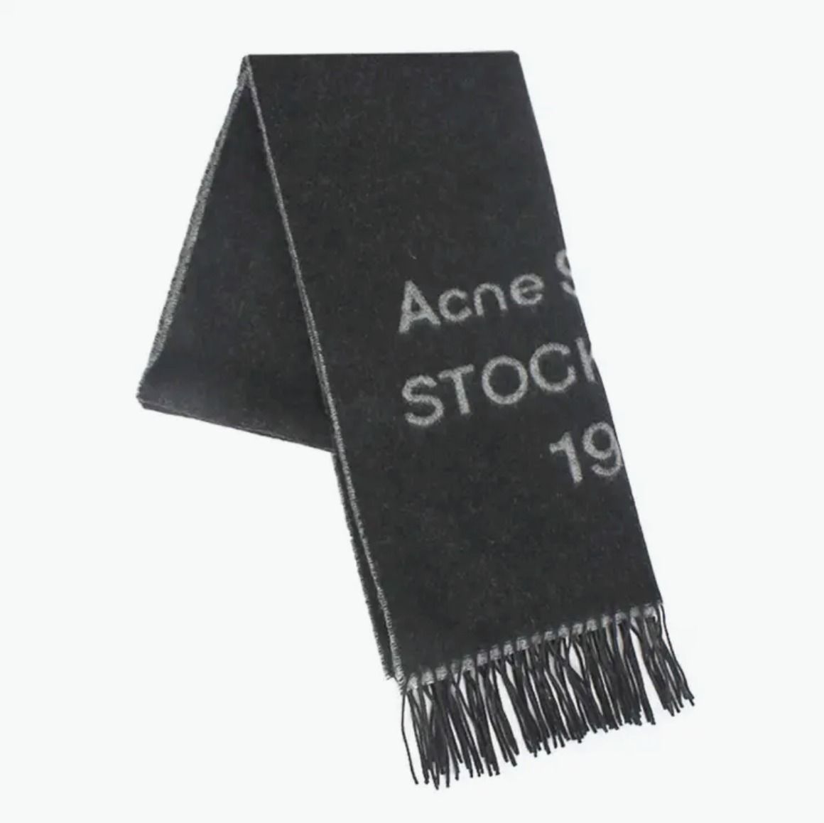 関税込】ACNE STUDIOS アクネ◇Stockholm 1996 ロゴ マフラー (Acne