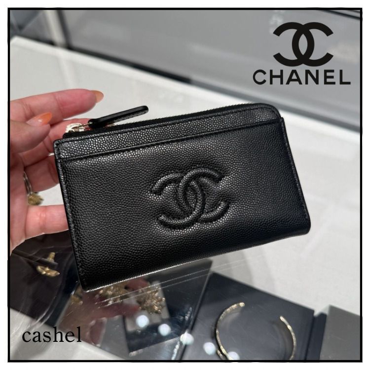 ☆復刻版CCロゴ CHANEL フラグメントケース L字☆ (CHANEL/カード