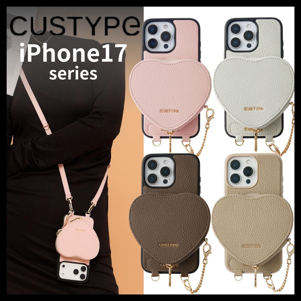 Custype】iPhone17 ケース＆ハートウォレット 関税送料込 (Custype
