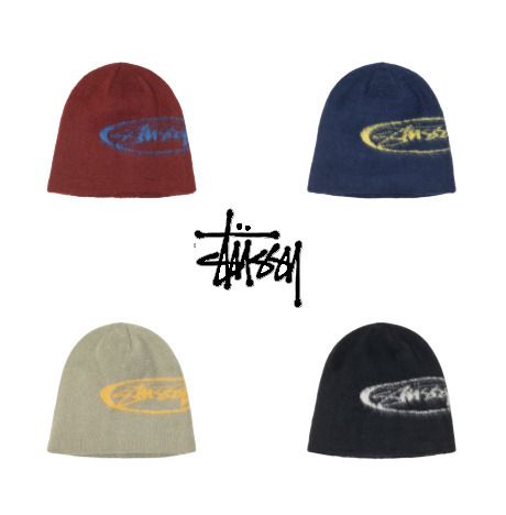 さらに100円引き◇STUSSY◇SKULLCAP BRUSHED OVAL STOCK (STUSSY