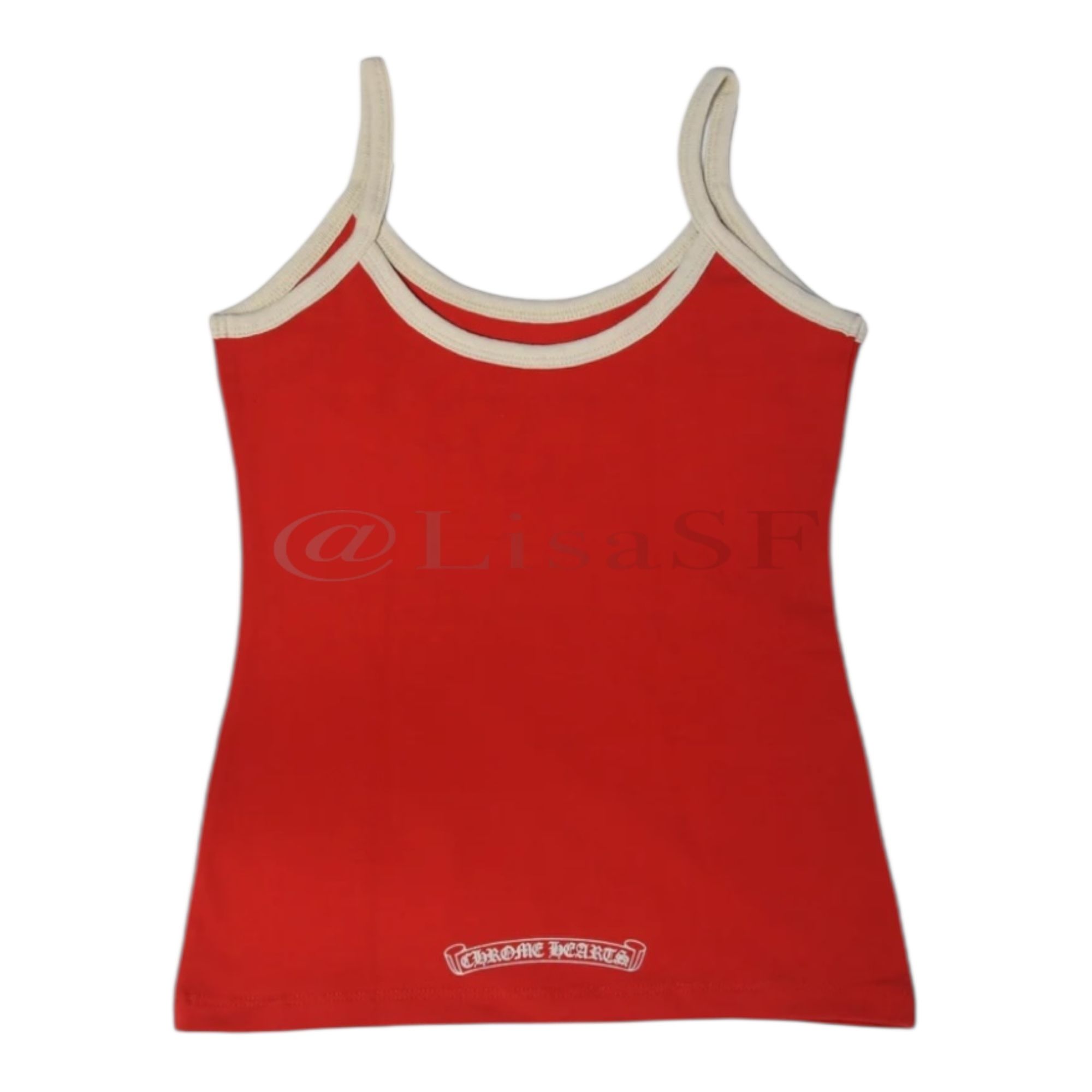 クロムハーツ☆ホースシューが映える バイカラー タンクトップ (CHROME