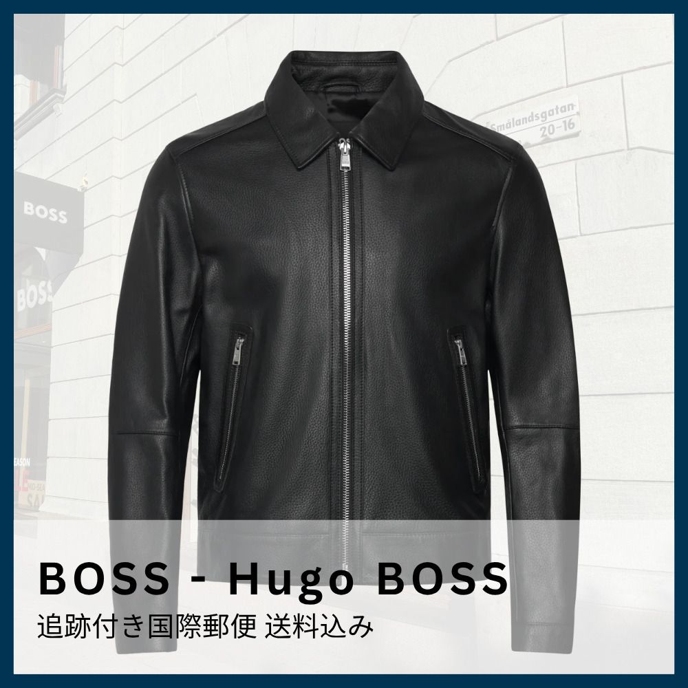 BOSS :: Hugo Boss 定番人気 レザージャケット (Hugo Boss/レザー