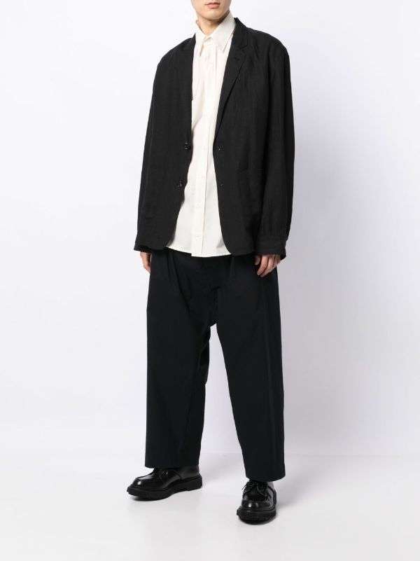 Comme Des Garçons Homme Plus loose-fit pleat-detail Trousers