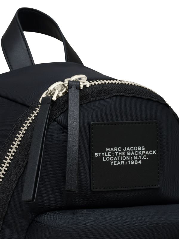 Marc Jacobs The Medium Backpack Zipped Backpack | Black | FARFETCH