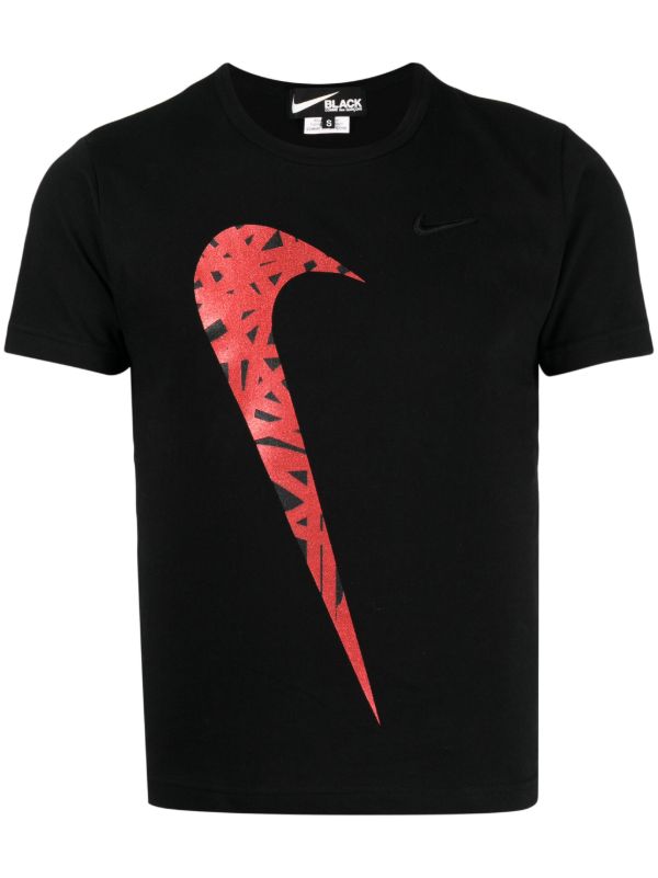 Black Comme Des Garçons x Nike ロゴ Tシャツ | ブラック | FARFETCH JP