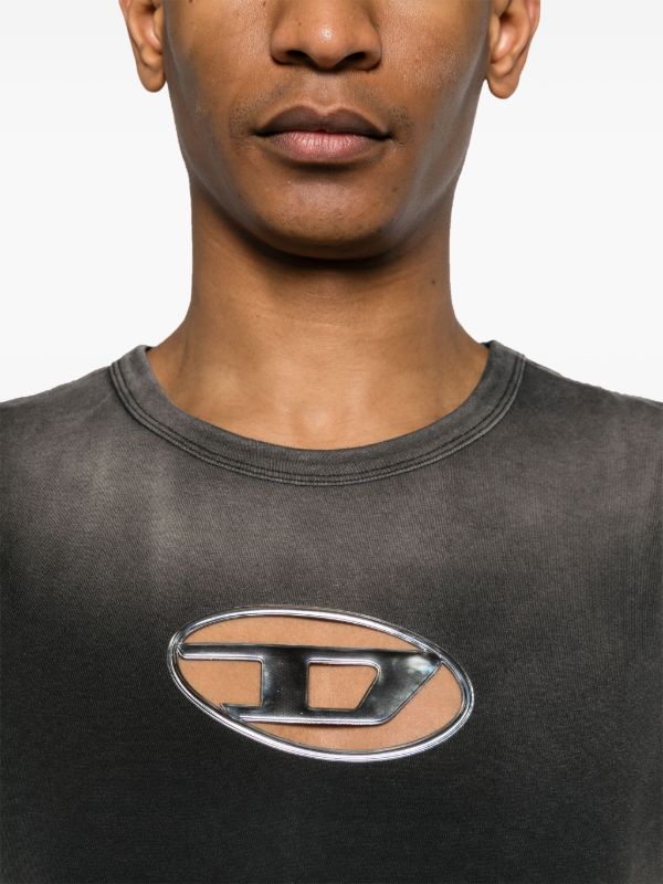 Diesel Oval Dプレート タンクトップ | グレー | FARFETCH JP