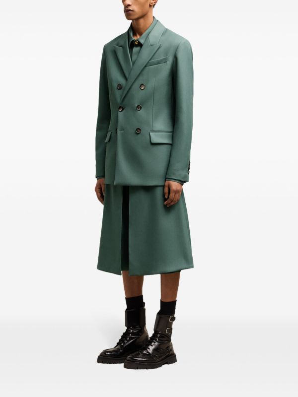 AMI Paris ダブルジャケット | グリーン | FARFETCH JP