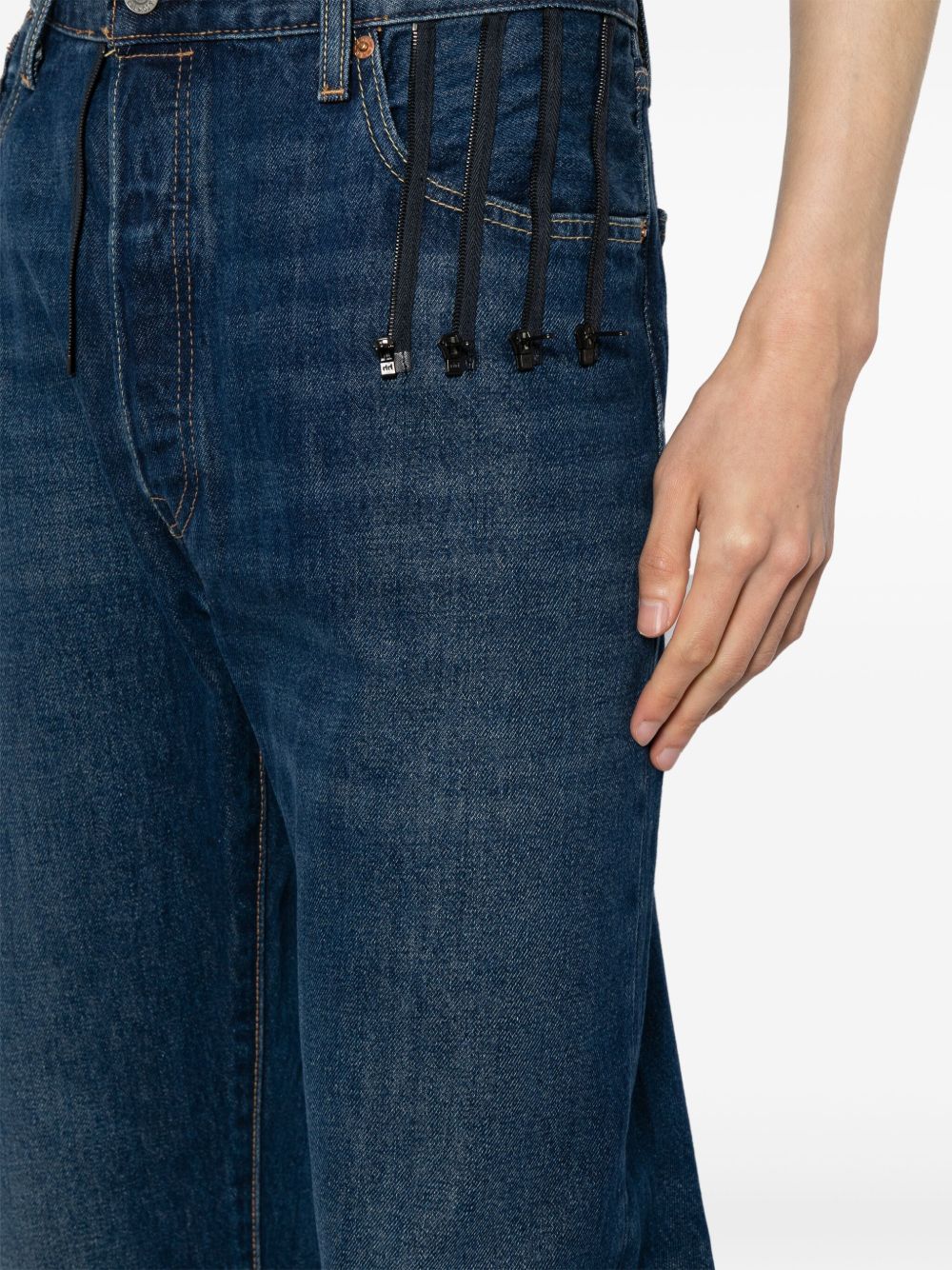 Bless x Levi's ジップディテール ジーンズ | ブルー | FARFETCH JP