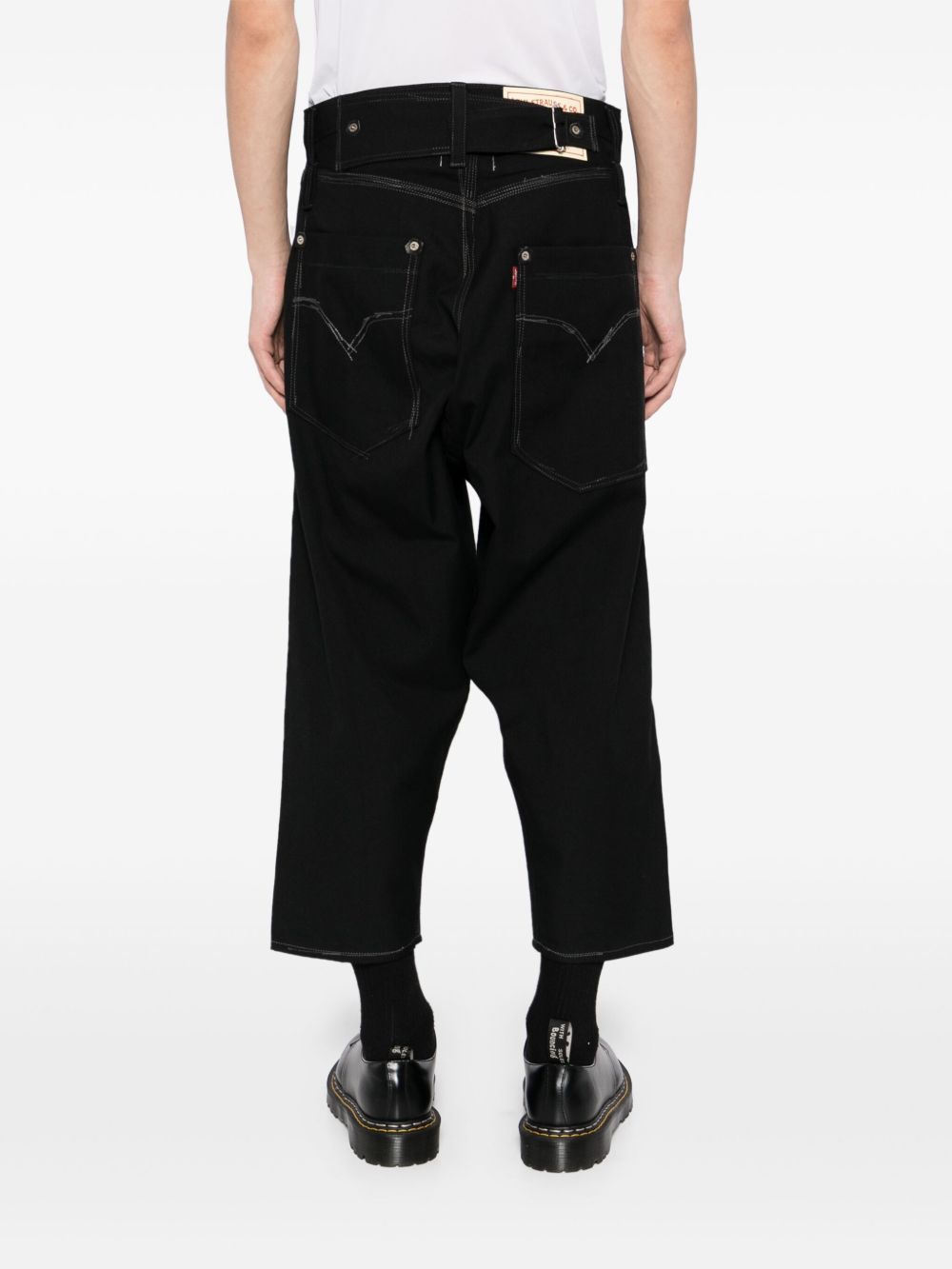 Junya Watanabe MAN x Levis サルエルパンツ | ブラック | FARFETCH JP