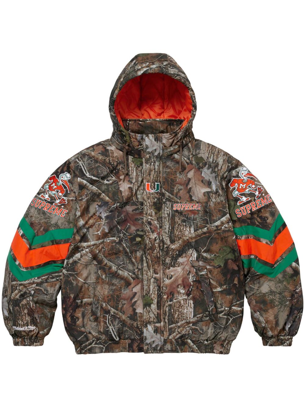 Supreme x Mitchell ＆ Ness 'NCAA Stadium' ボンバージャケット