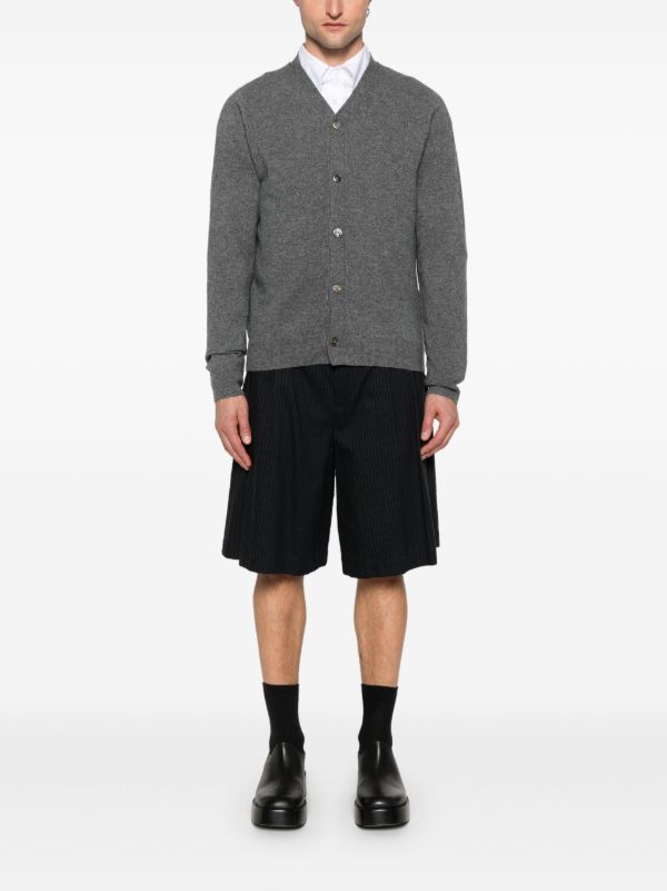 Comme Des Garçons Shirt Vネック カーディガン | グレー | FARFETCH JP