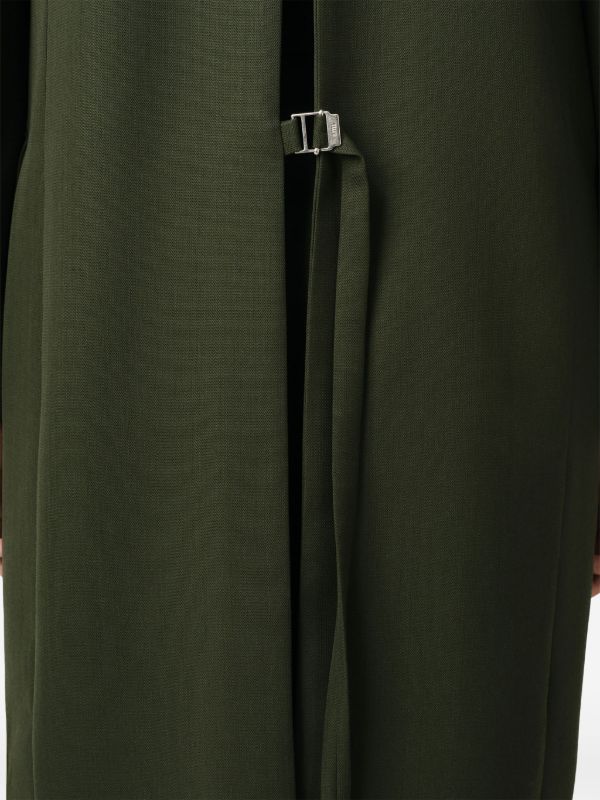 AMI Paris ロングコート | グリーン | FARFETCH JP