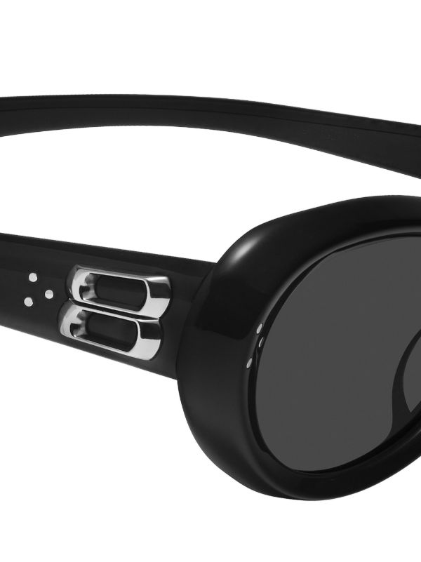 Gentle Monster Cocoa オーバルフレーム サングラス | ブラック