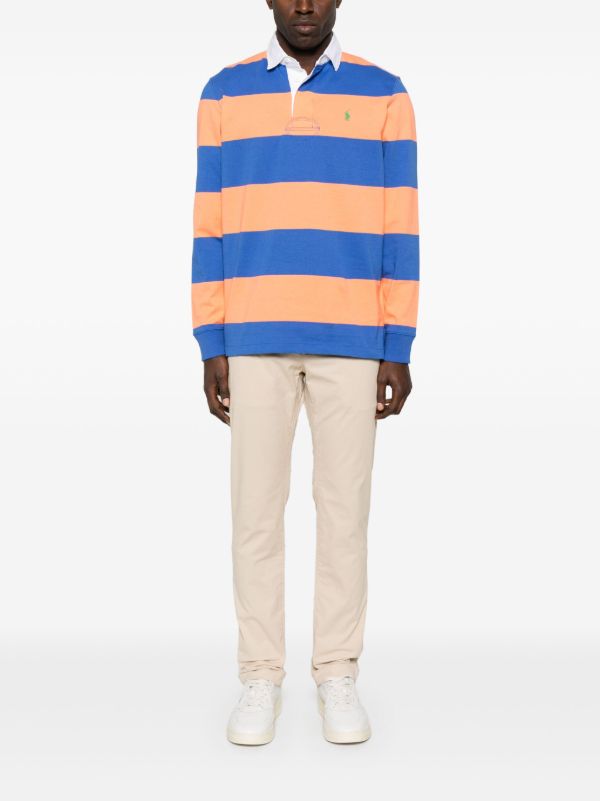 Polo Ralph Lauren ストライプ ラガーシャツ | オレンジ | FARFETCH JP