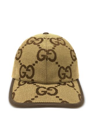 Gucci Pre-Owned 2020s ジャンボ GG キャップ | ニュートラル