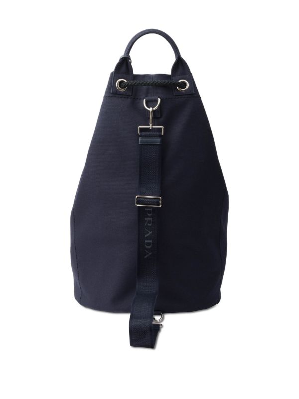 Prada ドローストリング ダッフルバッグ | ブルー | FARFETCH JP