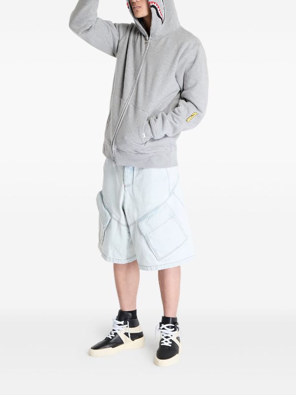 A BATHING APE® ジップアップ パーカー | グレー | FARFETCH JP