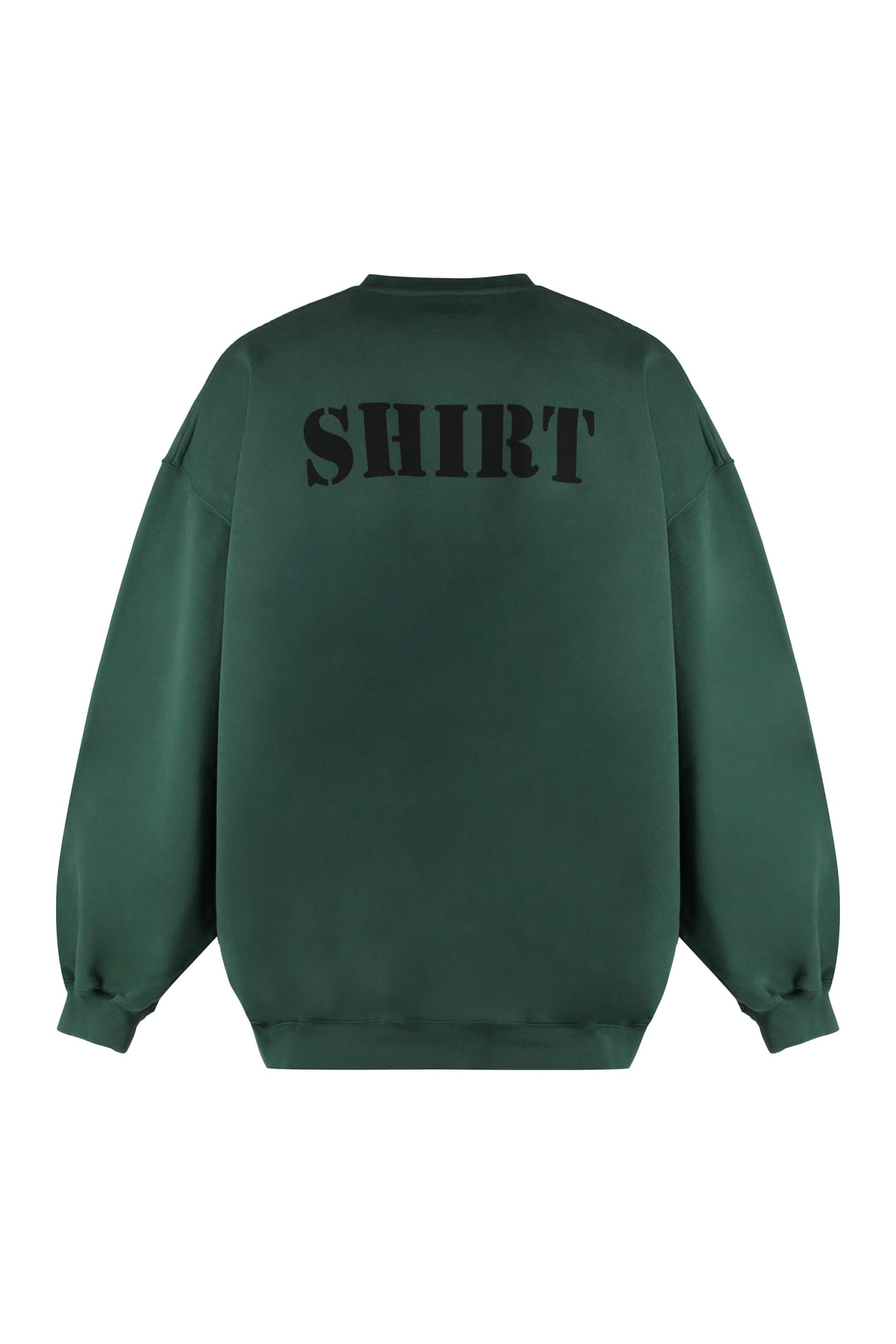 Vetements Man Green Sweatshirts | ModeSens