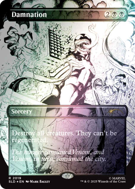 Secret Lair x Marvel's Spider-Man: Venom Unleashed (Inks) Foil