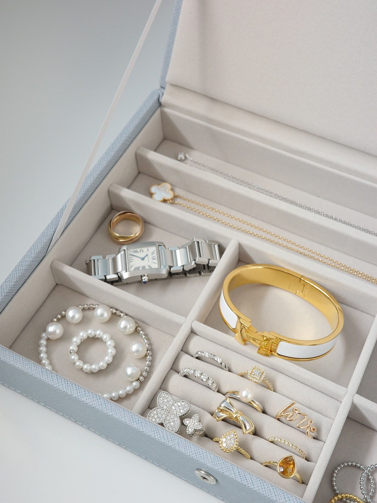 Stackers Black Classic Jewellery Box Lid – STACKERS LONDON