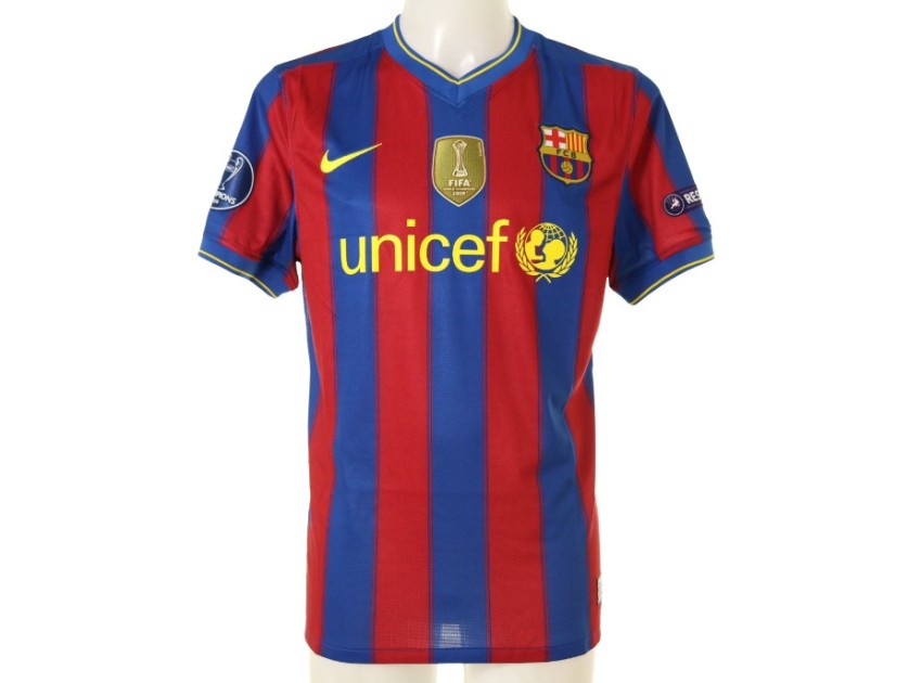 Iniesta's Barcelona Match Shirt, Champions League 2009/10