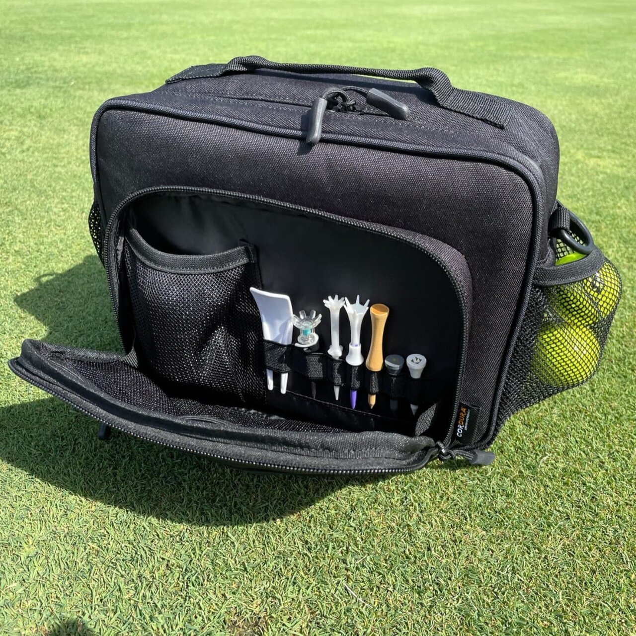 ゴルフ】カートにかけられる保冷バッグ！冷たいドリンクもゴルフ小物も